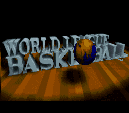 World League Basketball (Europe) Title Screen